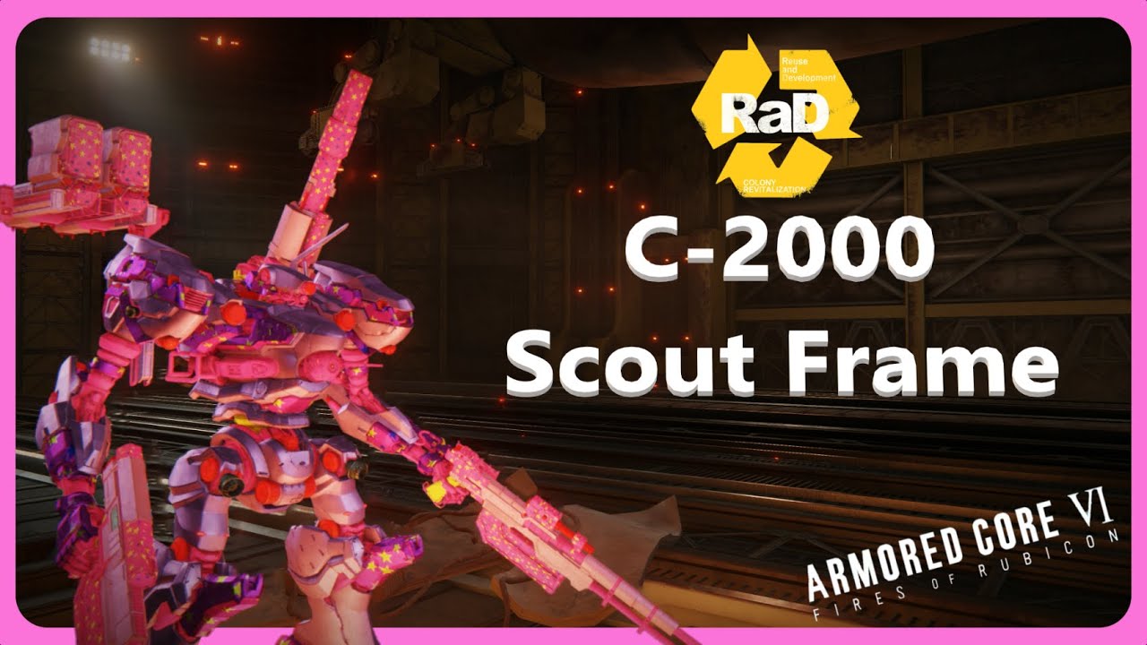 Everything (I Can Think Of) About the RaD C-2000 Scout Frame! Armored Core 6
