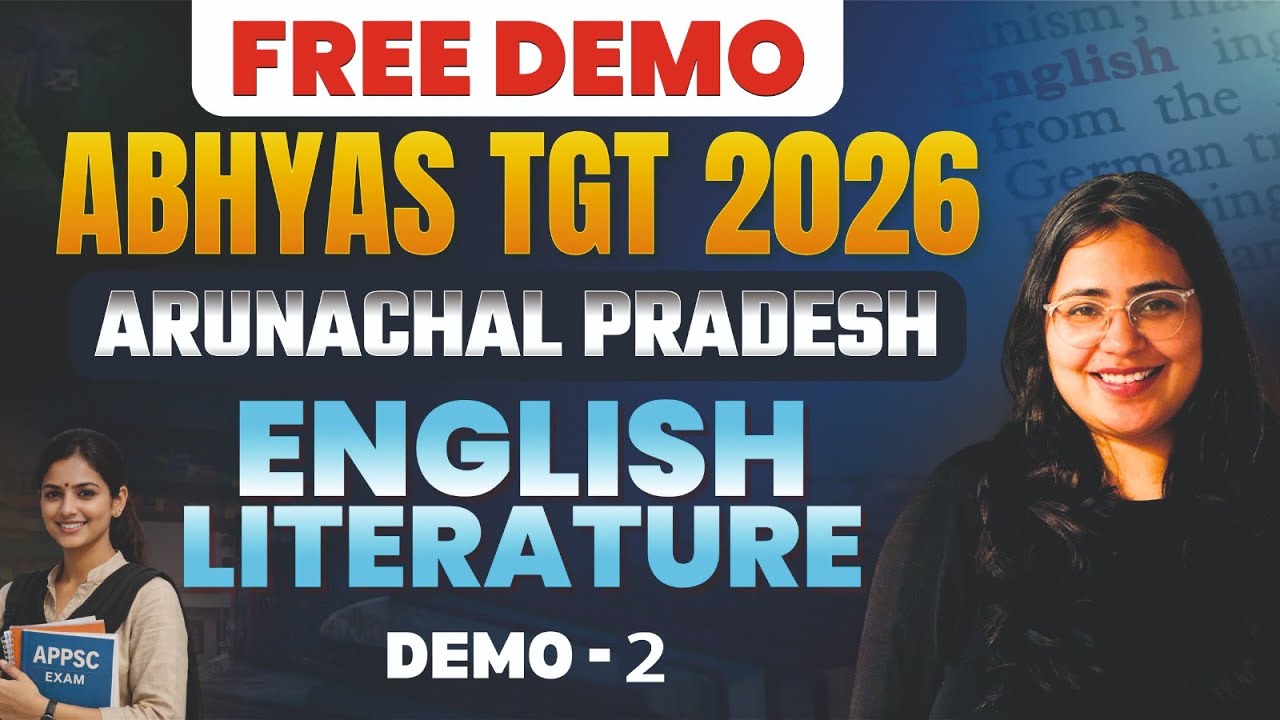 APPSC TGT English Literature Demo-02 | William Wordsworth | Poetry & MCQs | ABHYAS