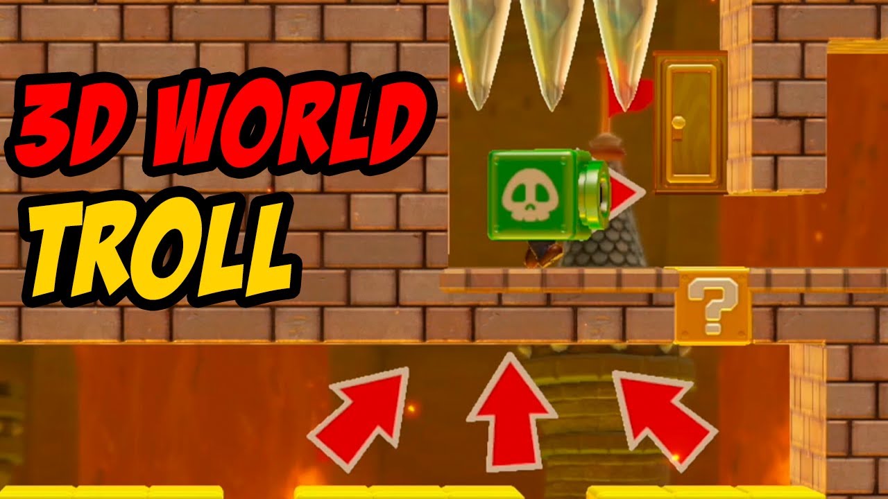 Trolls en el 3D World [Super Mario Maker 2]