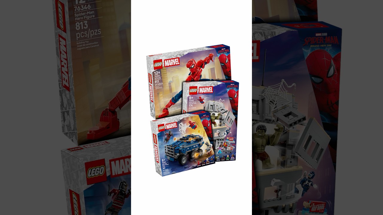 Совершенно новые наборы LEGO Человек-паук 🕷️