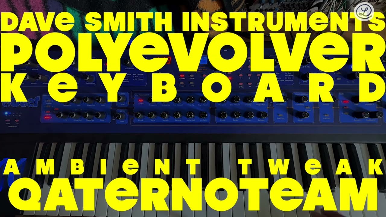 DSI POLY EVOLVER KEYBOARD // QuaterNoteAm // No Talking // Sequential Circuits