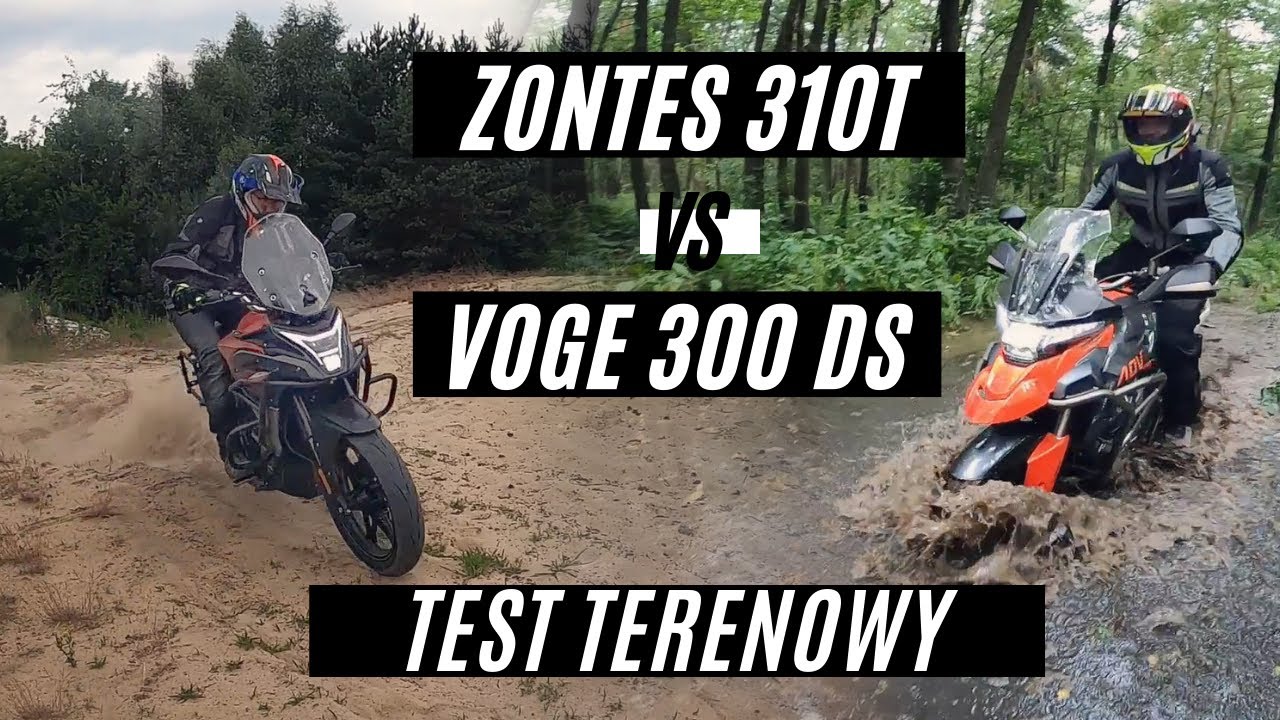 Mogliśmy tego nie robić. Pojechaliśmy w teren: Zontes 310T Vs Voge 300 DS