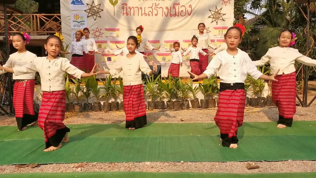 ฟ้อนกาสะลอง พิธีเปิด“มหกรรมนิทานสร้างเมือง ครั้งที่ 3” 25/2/2566