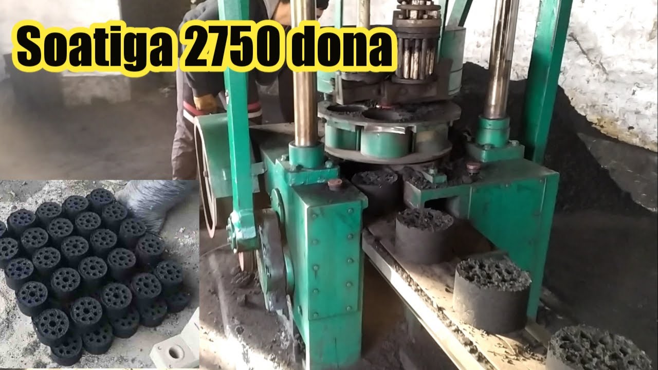 Кўмир брикет ишлаб чиқариш соатига 2750 дона  (Бизнес план) Станок сотилади