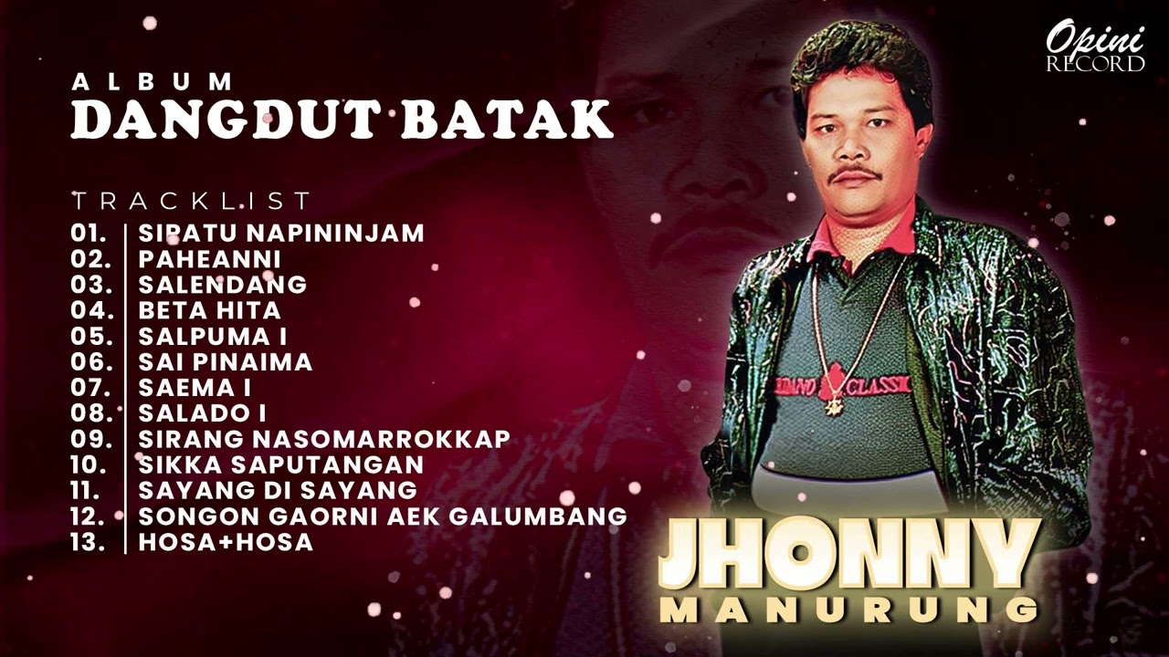 Album Dangdut Batak - Jhonny S Manurung