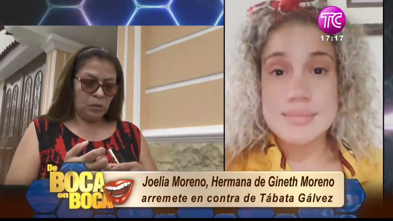 La hermana de Gineth Moreno arremetió en contra de Tábata Gálvez