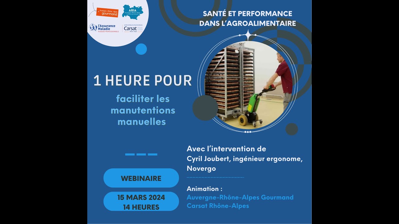 1 heure pour faciliter les manutentions manuelles