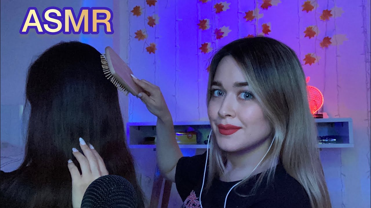 Persian ASMR خواهرمو ریلکس کردم! شونه مو، ماساژ💆‍♀️