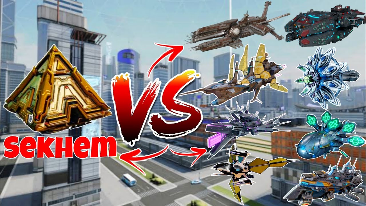 🔥New Sekhem Mothership Vs All Motherships - All Tier 4 Test server - war robots - This vs That