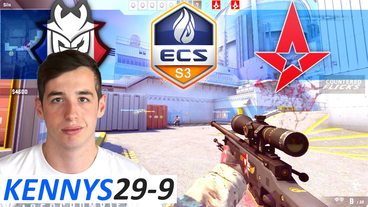 kennyS 29-9 / G2 vs Astralis / Nuke / CS:GO ECS Season 3