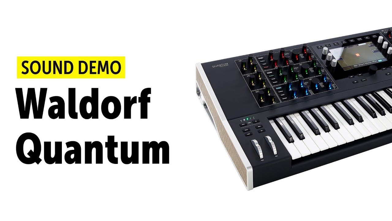 Waldorf Quantum Sound Demo (no talking)