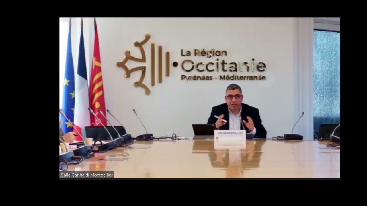 Jalil Benabdillah, vice-président chargé de l’économie,présente la Stratégie Régionale pour l’Emploi