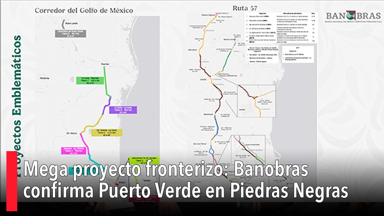 Mega proyecto fronterizo: Banobras confirma Puerto Verde en Piedras Negras