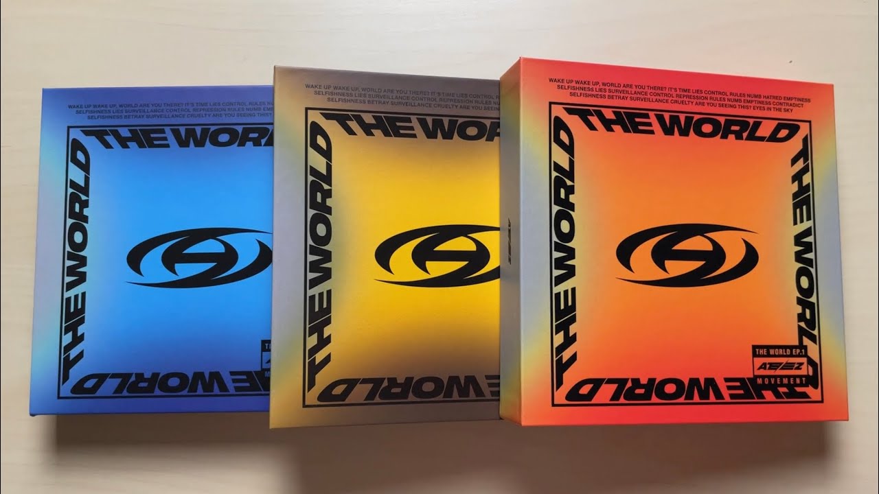 ♡Unboxing ATEEZ 에이티즈 9th Mini Album The World EP.1 : Movement (A, Diary & Z Ver.)♡