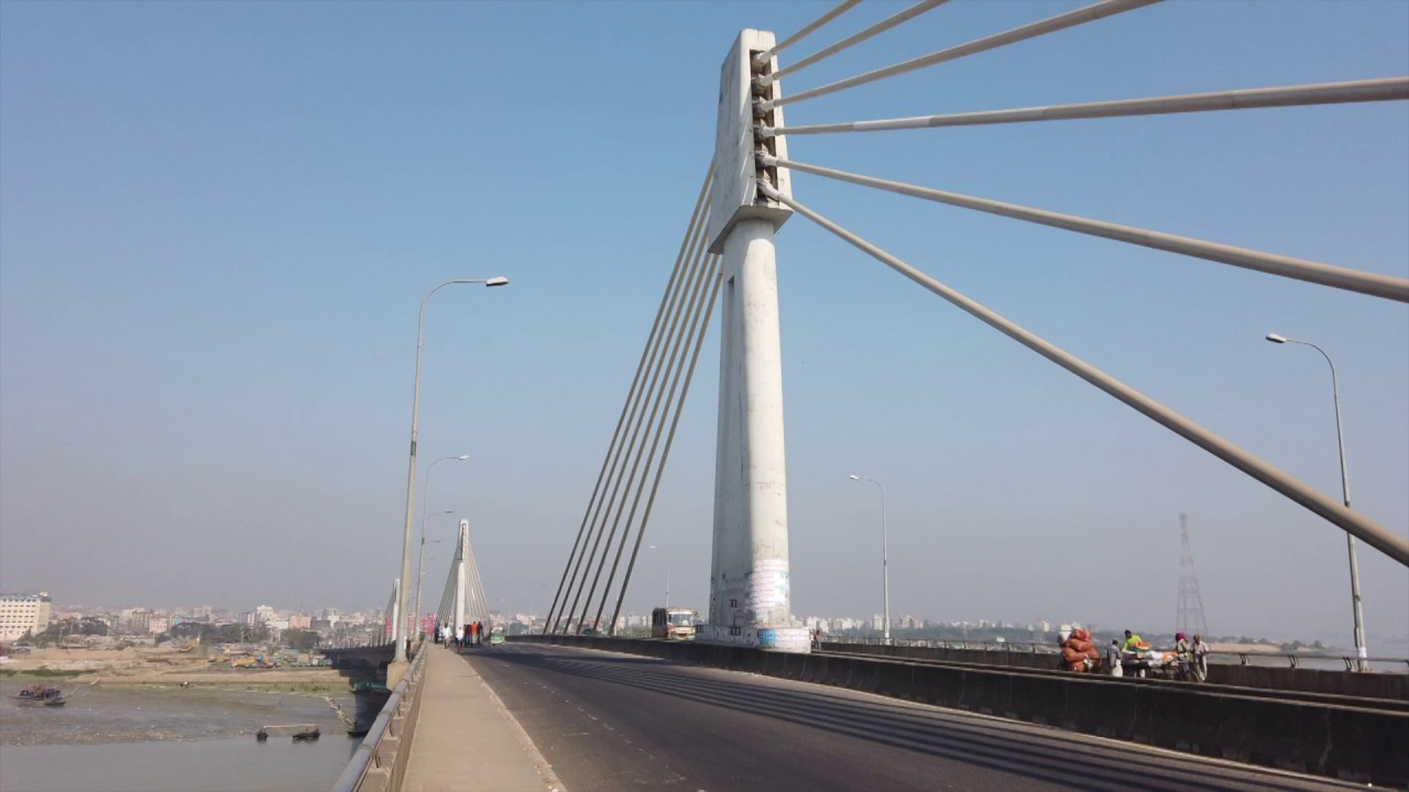 Shah Amanat Bridge over Karnaphuli River in Chittagong, Bangladesh