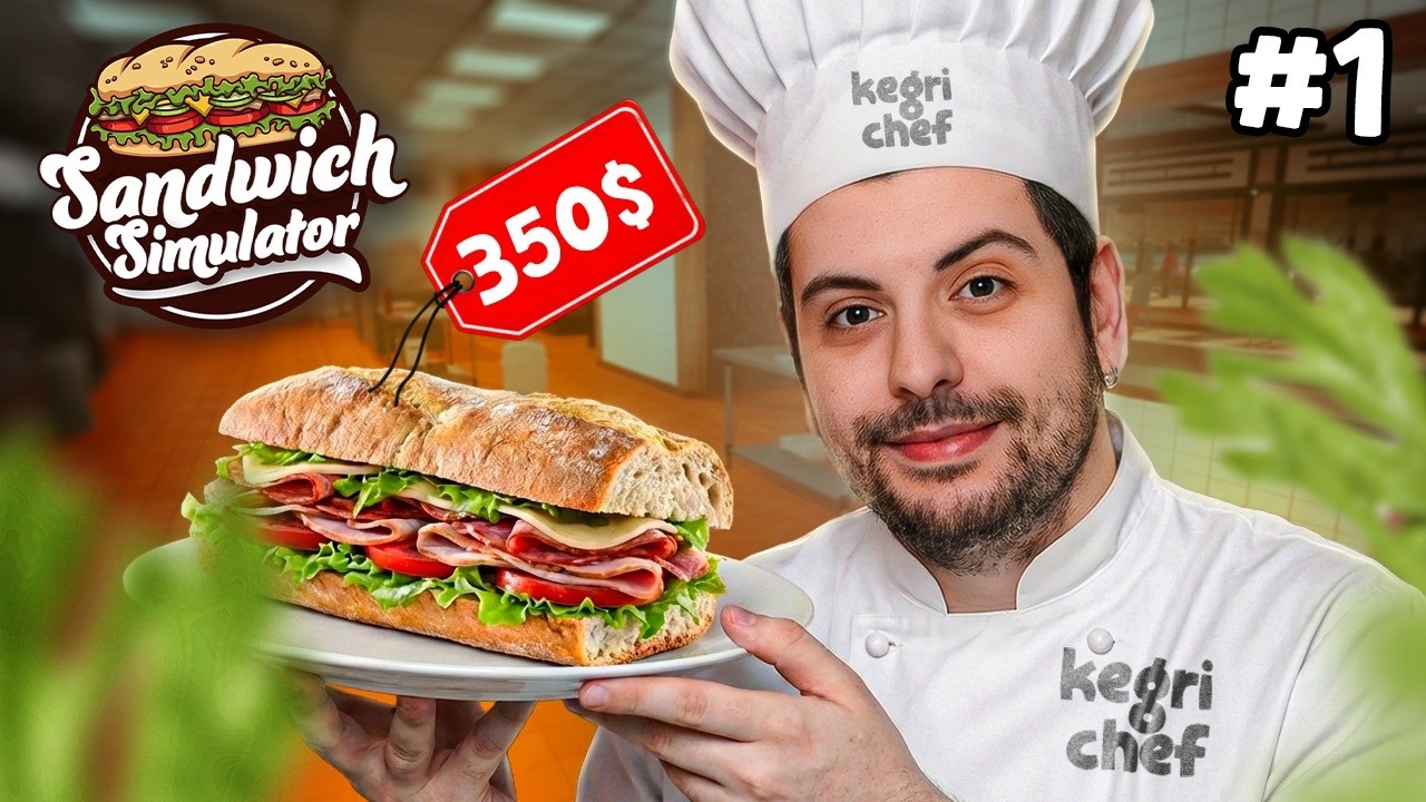 SANDVİÇ DÜKKANI AÇIP ARKADAŞLARIMA DÜŞMAN OLDUM! | Sandwich Simulator (1. BÖLÜM)