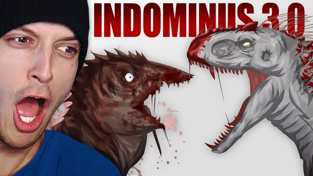 INDOMINUS REX 2.0 vs HANK the HYBRID! (Reaction)