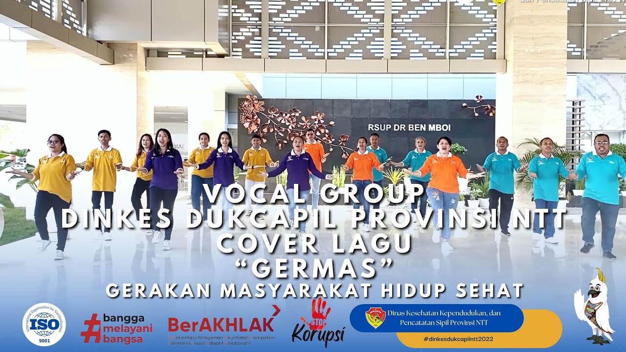 Lg. GERMAS || Persembahan Dinkes, Dukcapil Provinsi NTT dalam rangka HUT HKN Ke 59-12 November 2023