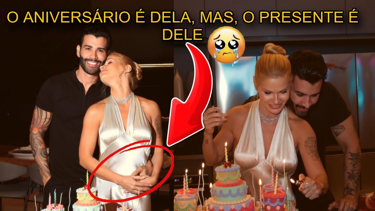 🚨 GUSTTAVO LIMA MUITO FELIZ NO ANIVERSÁRIO DE SUA AMADA ANDRESSA SUITA QUE SERÃO PAIS DE MENINA. 😍