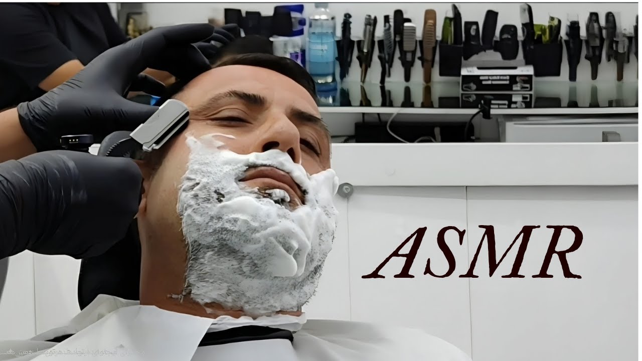 So Satisfying Razor Shave ASMR 🪒 | Ultra-Clean Beard Transformation