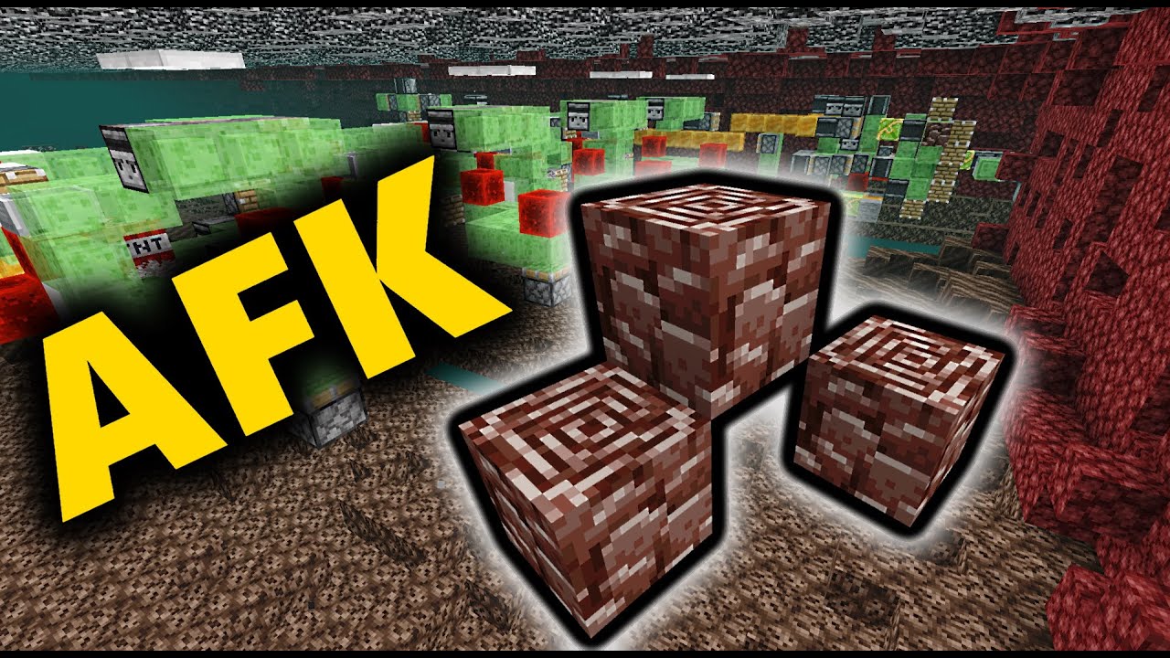 AFK Древняя ферма обломков! | Обновление Minecraft Nether