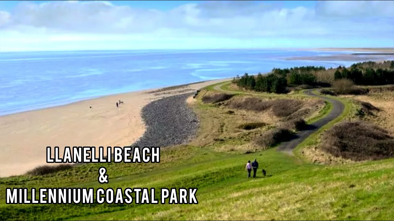 Llanelli Beach & Millennium Coastal Park, Wales UK #uk #autumn #weather