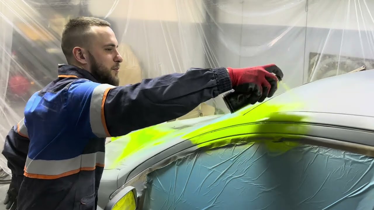 Расписал тачку в Красноярске!! Комикс стиль для Toyota platz