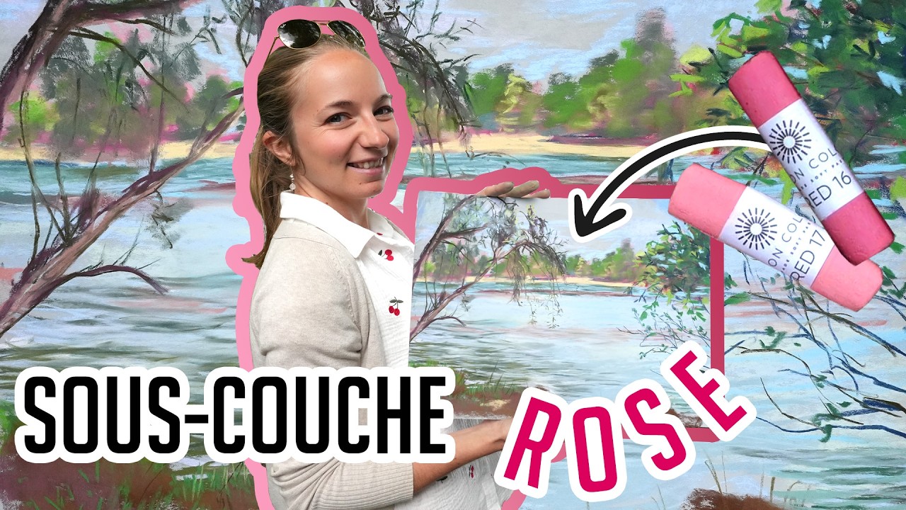 Pastel en plein air : Beauté et sérénité des bords de Loire