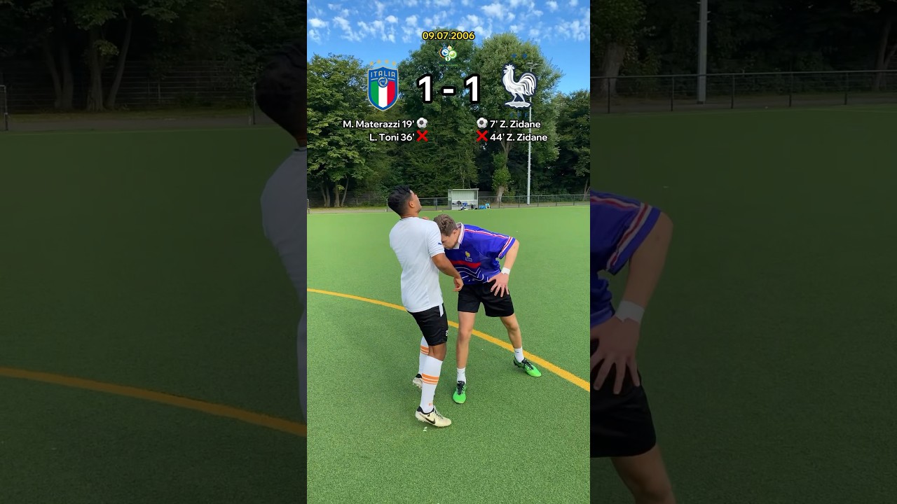 Italy 🇮🇹 - France 🇫🇷 World Cup Final 2006 🏆 #worldcup #italy #football