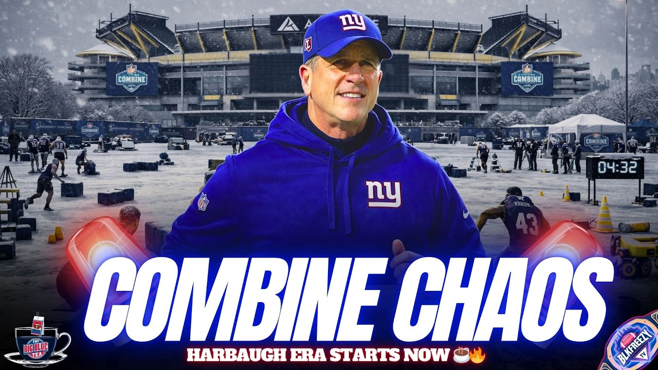 New York Giants NFL Combine Preview: What Harbaugh REALLY Wants + Big Blue Shopping List ☕🔥