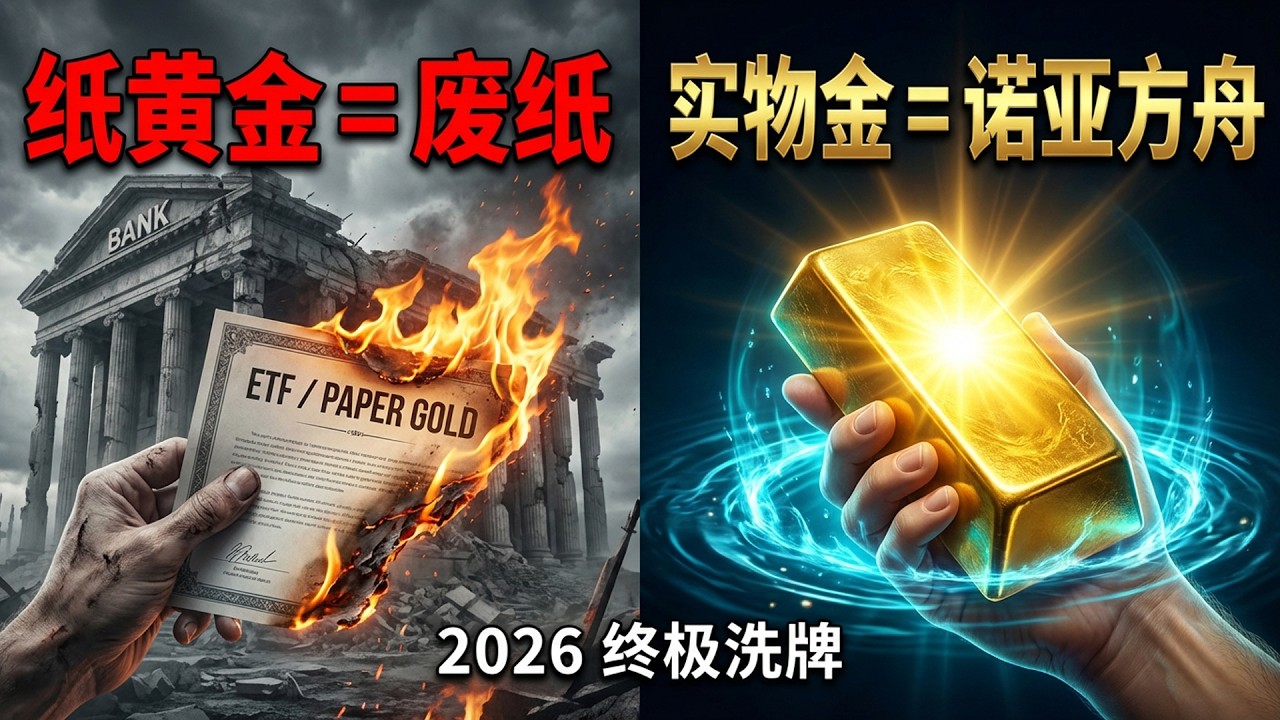 2026黄金大洗牌：为什么我说&ldquo;买纸黄金必死&rdquo;？一张盘揭露实物金与房地产的终极分野 | Gold & Assets 2026