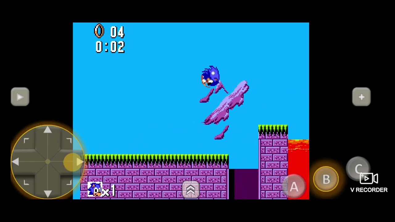 Marble Zone in Sonic 1 SMS (Sonic SMS Hacks)