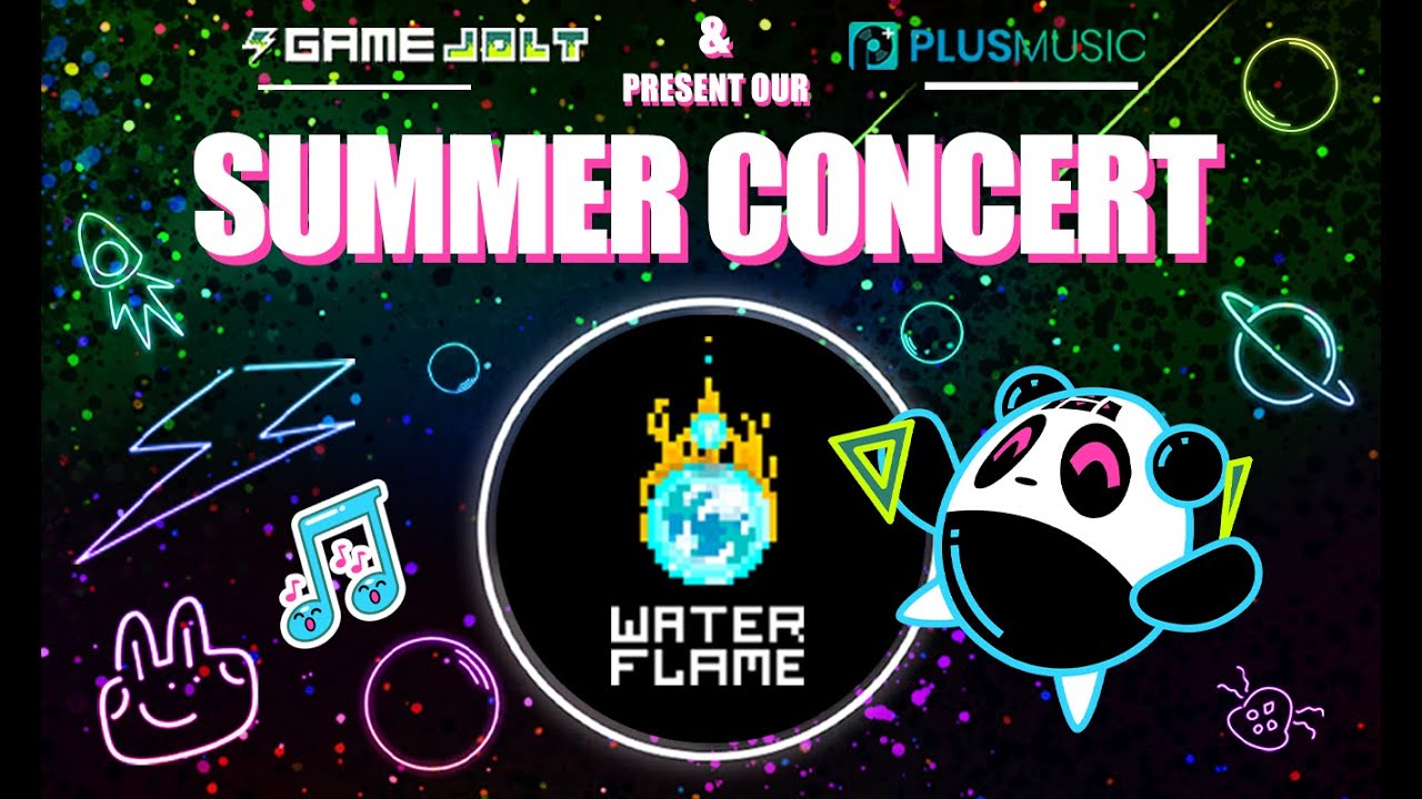 Waterflame - 1st show on stream! | Game Jolt x PlusMusic Concert Series