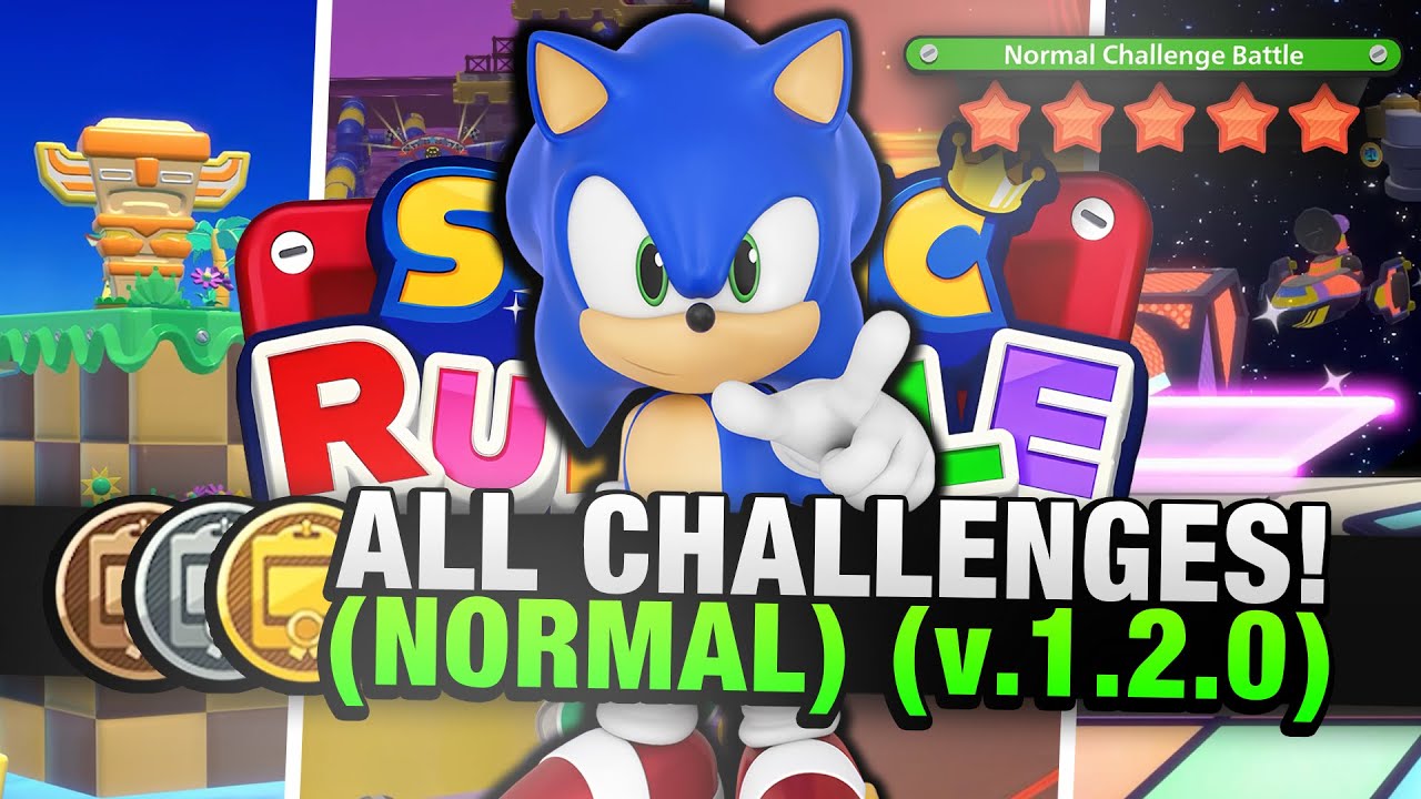 All Stage Challenges in Sonic Rumble Guide! (Normal) v.1.2.0