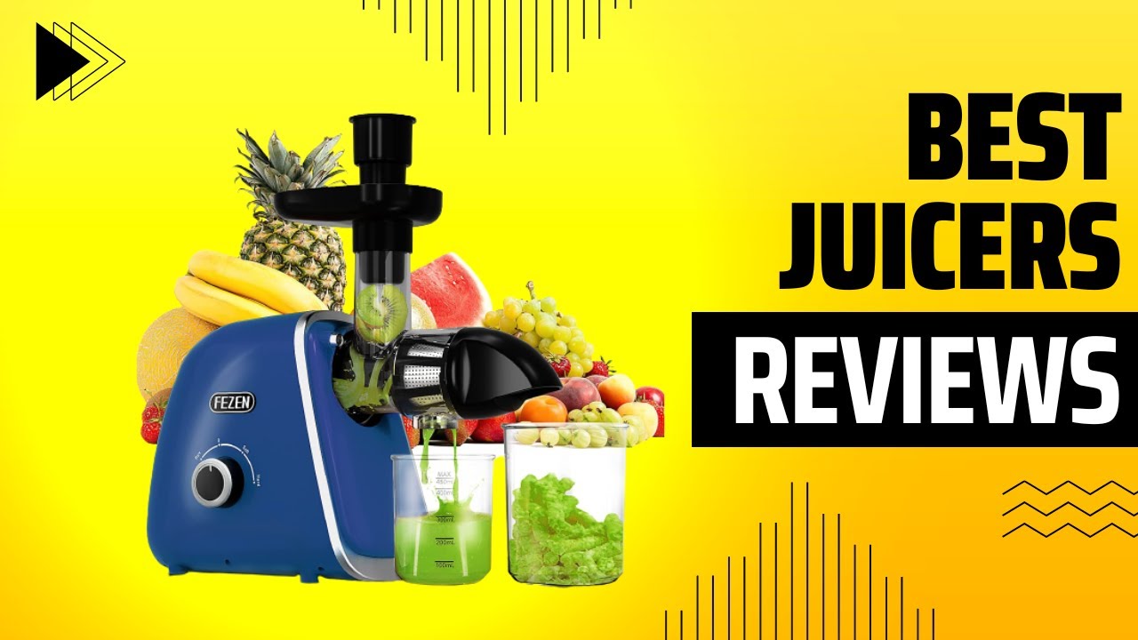 FEZEN Slow Masticating Juicer Maker Machine Reviews | Best Gadgets Reviews In 2022