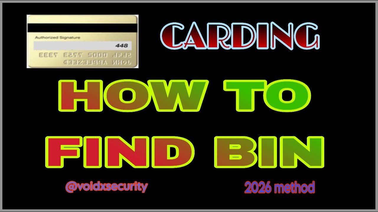 How to find bin in CARDING 2026 method #voidxsecurity