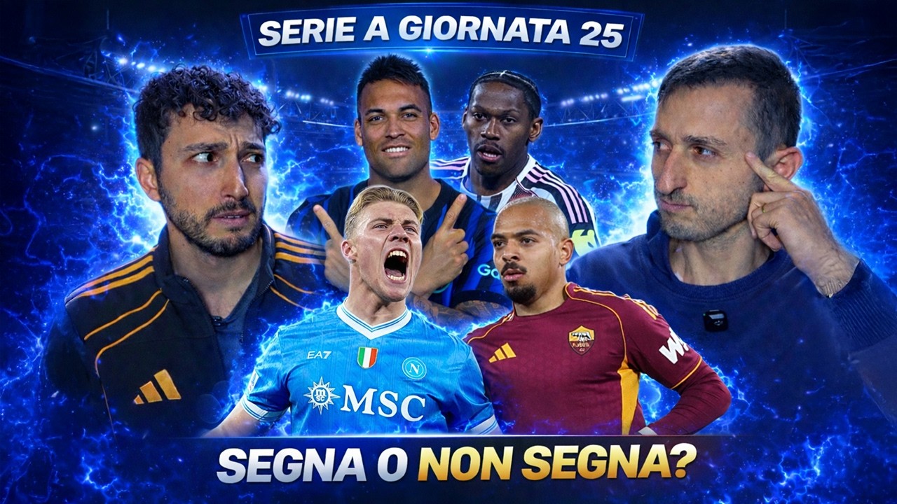 🤯 L.Martinez Vs David‼️ Hojlund Vs Malen‼️ Inter-Juve e Napoli-Roma: Segna o non Segna?🤔 Serie A #25