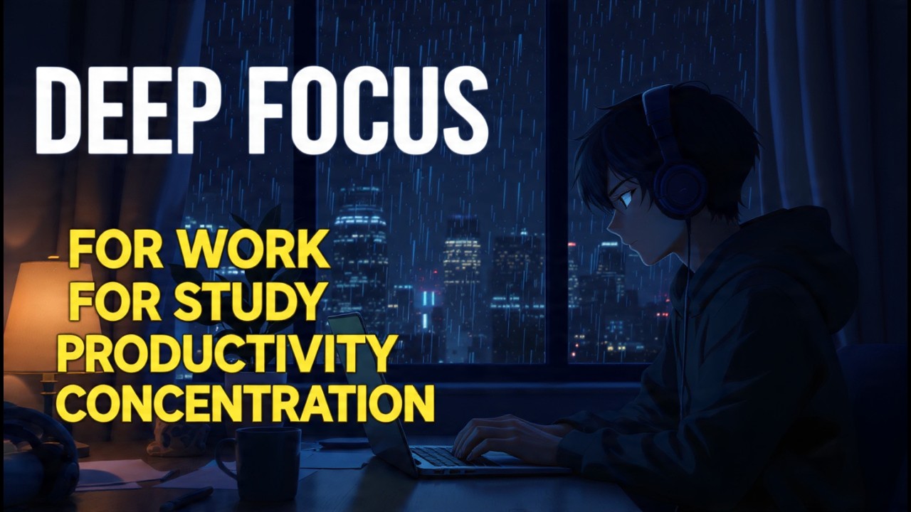 🔴 LIVE Deep Work Music | Calm Ambient Background for Focus and Productivity