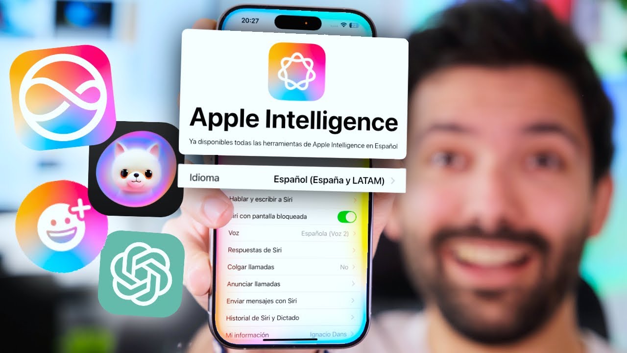 Activar Apple Intelligence ESPAÑOL 🤖 Apple Intelligence REVIEW