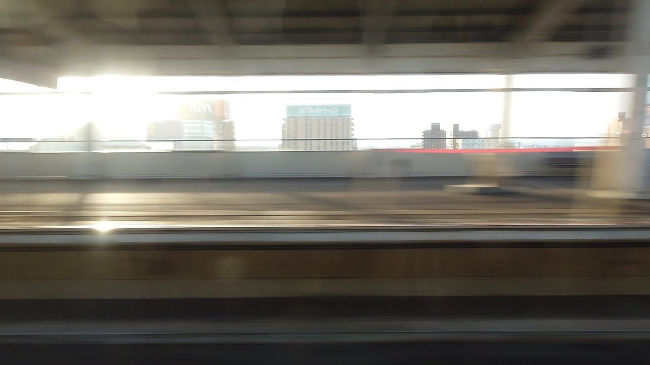 【車窓】はやぶさが320km/hに達するまで 仙台発フル加速【東北新幹線】