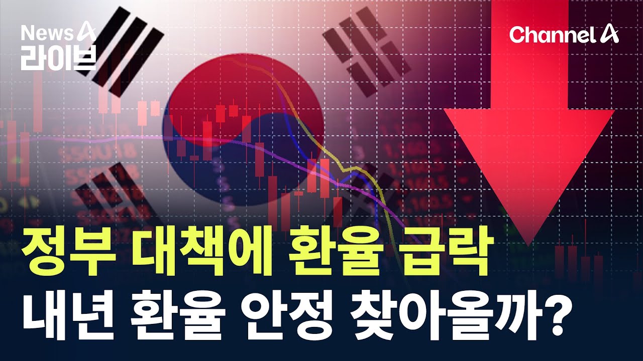 정부 대책에 환율 급락…내년 환율 안정 찾아올까? / 채널A / 뉴스A 라이브