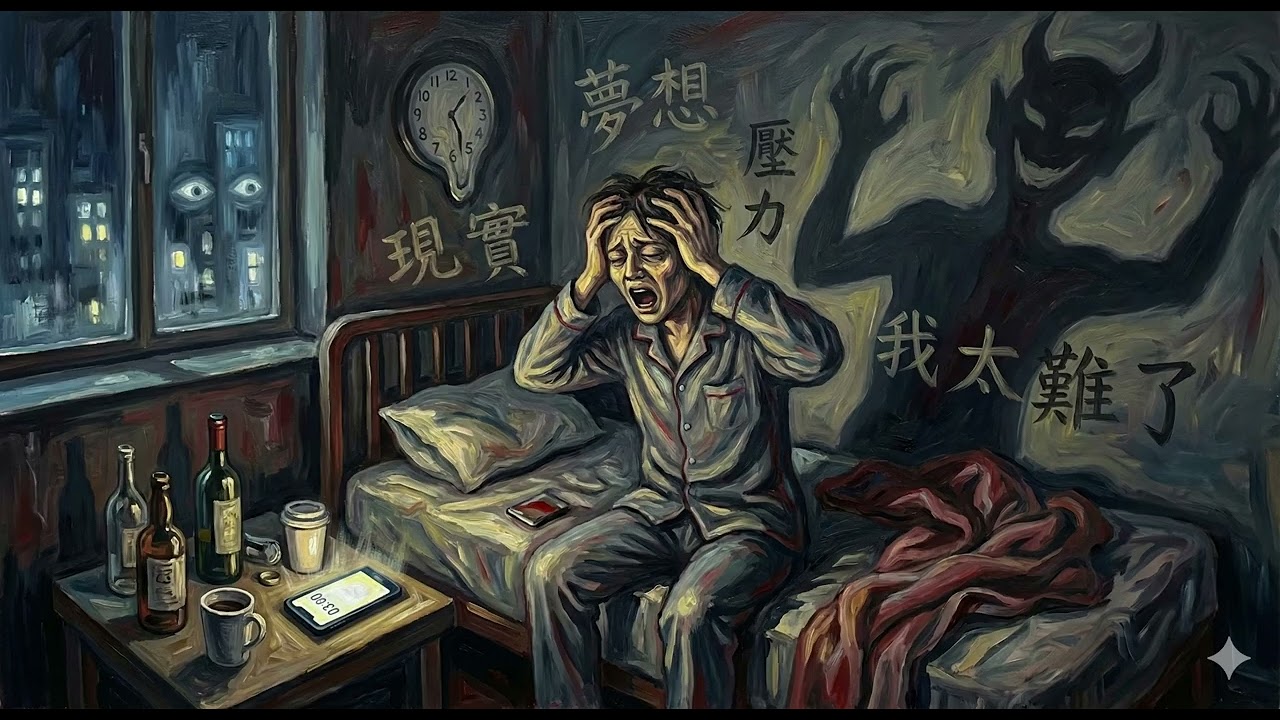 《我太難了》[Dark Trap\Emo Rap\808]-時間在走 我在原地腐爛，這選擇題 答案全是遺憾。