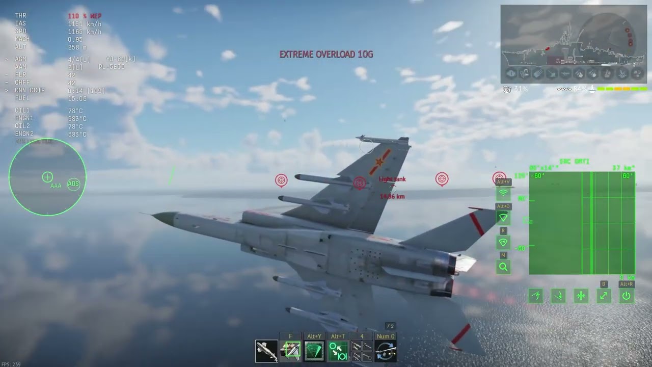 War Thunder Spearhead Dev Server JH-7 with YJ-81 ASM Preview