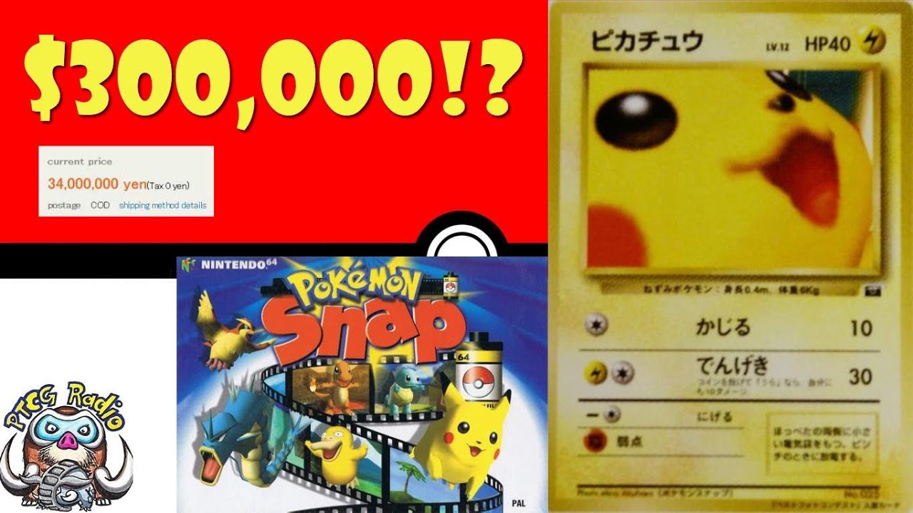 Why is This Pikachu Worth More Than $300,000!? Pokémon Snap Pikachu! (Pokémon TCG News)