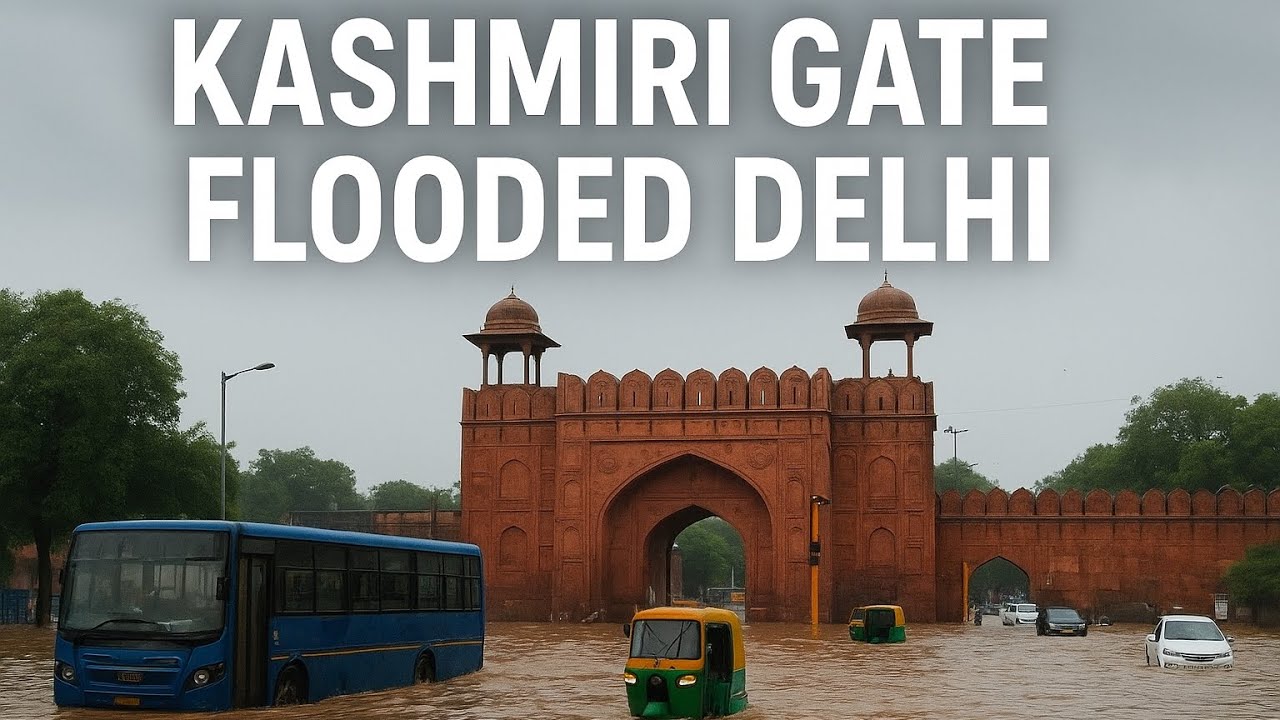 Flooded Kashmiri gate Delhi floods 