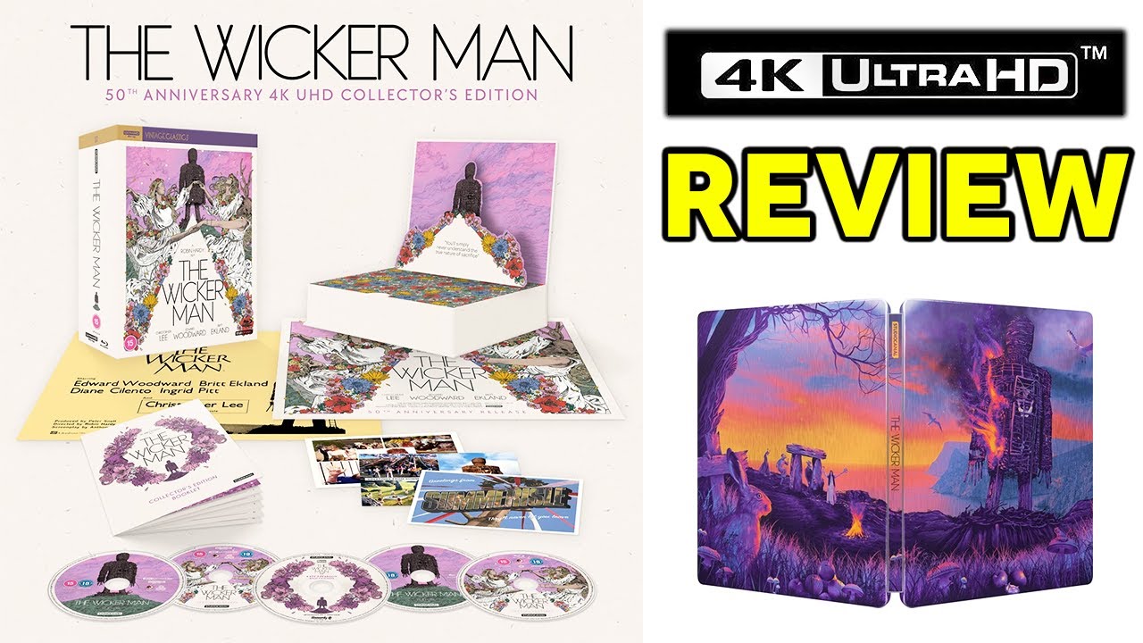 The Wicker Man 4K UHD Blu-ray Review - Collector's Edition + Steelbook