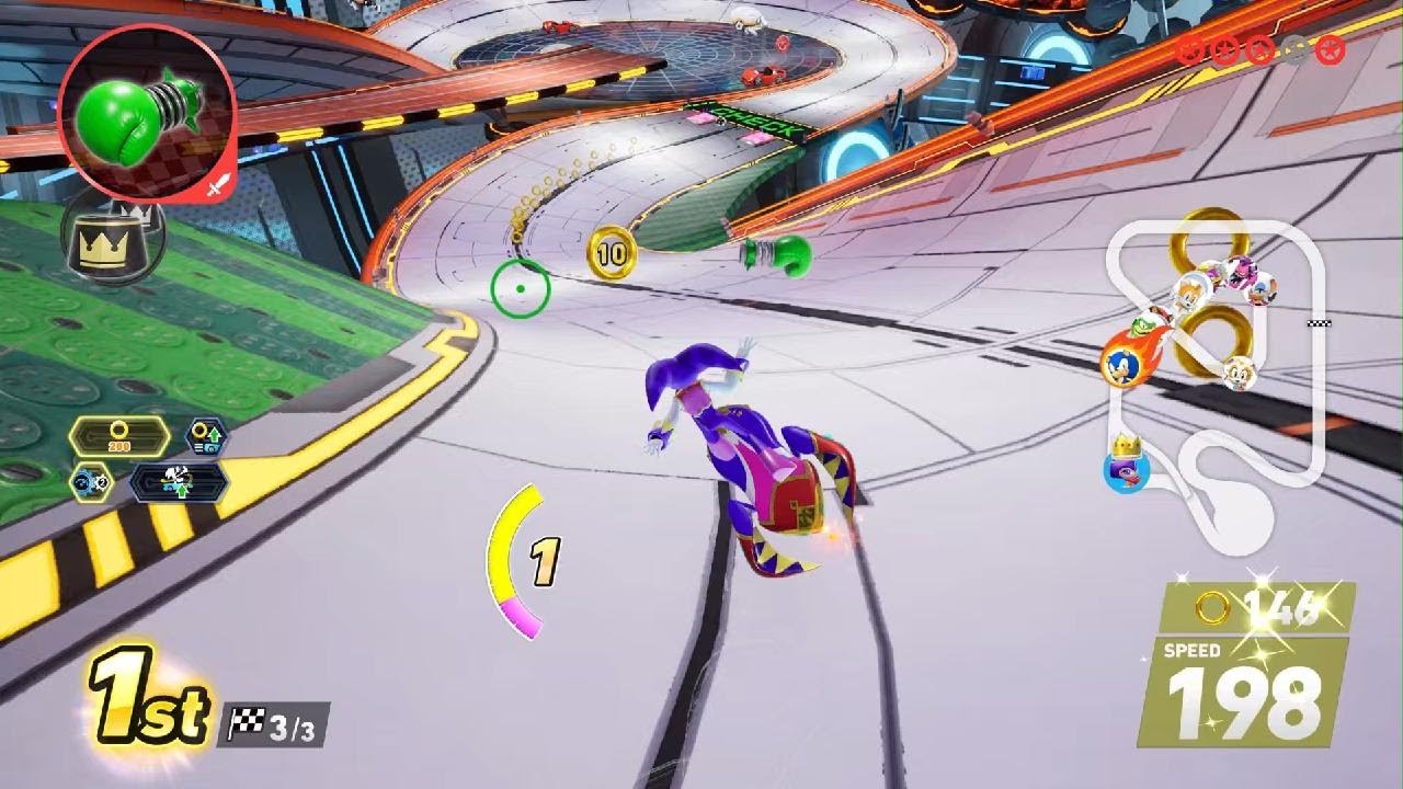 Sonic Racing: CrossWorlds NiGHTS Gameplay