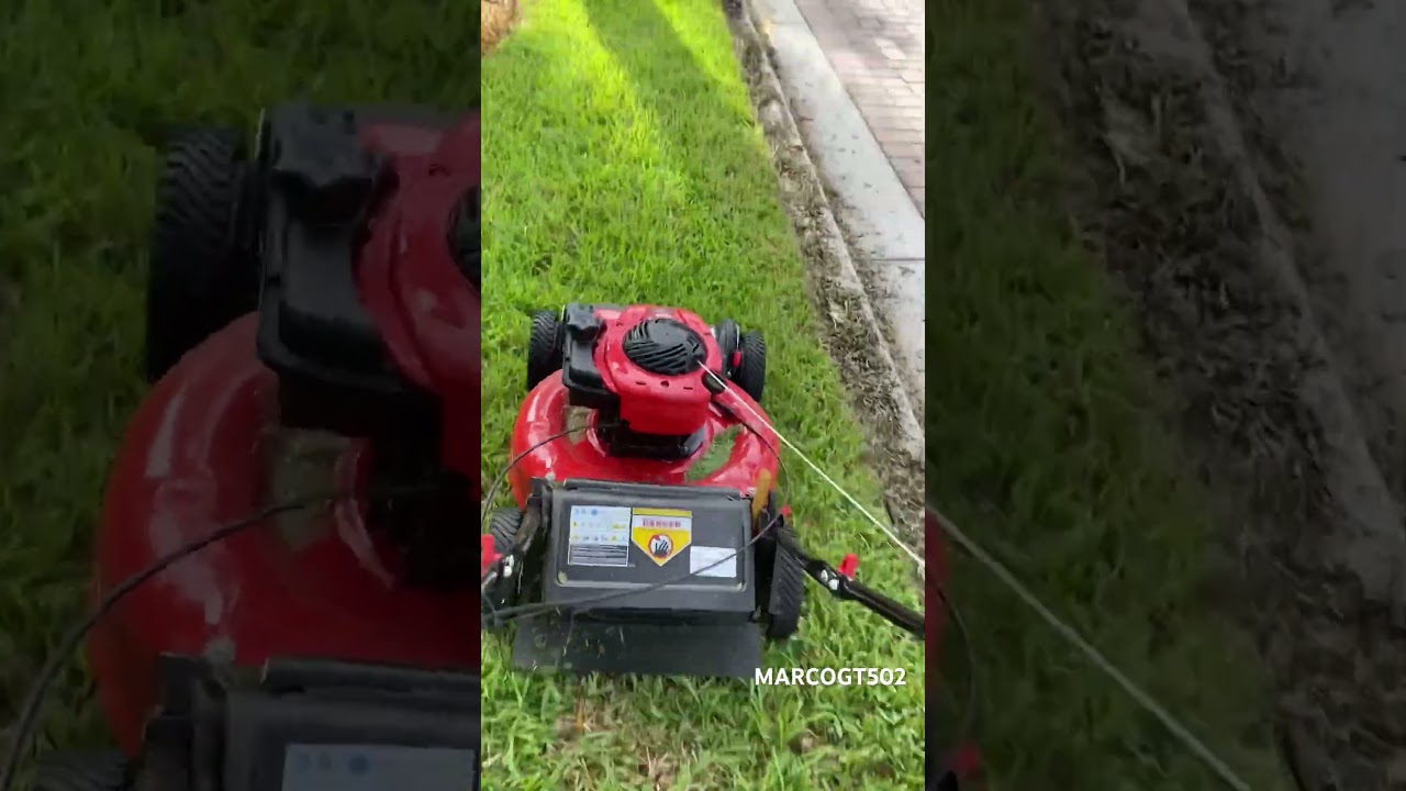Cortando grama (MARCOGT502) #viral #shortvideo #mower #florida