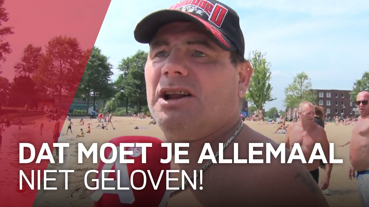Zwemmen in de Sloterplas ondanks negatief zwemadvies