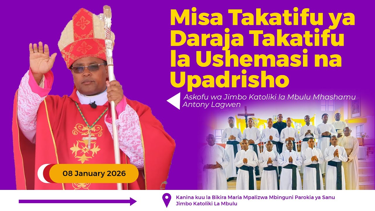 #live : MISA TAKATIFU YA DARAJA TAKATIFU DARAJA LA UPADRE NA USHEMASI KWA MAFRATERI 11 - MBULU.